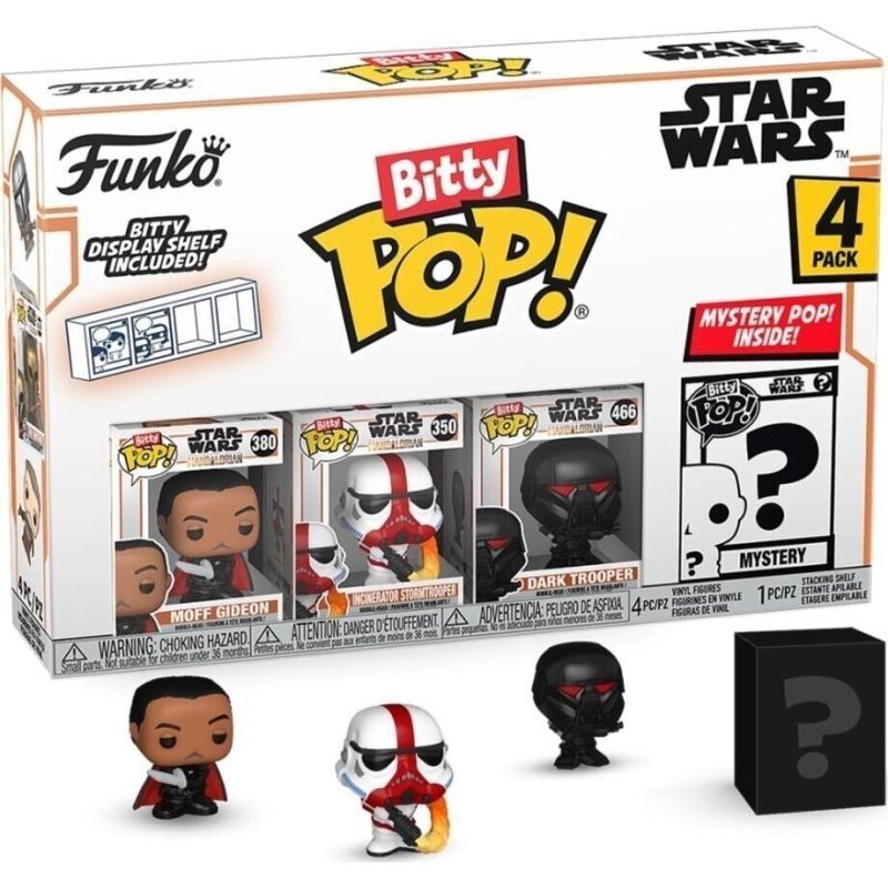 Bitty Pop! - Star Wars - The Mandalorian - Moff Gideon 4 Pack